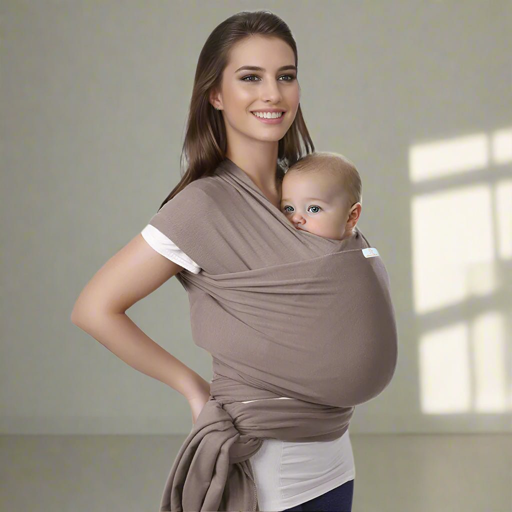 Écharpe De Portage - CuddleWrap™ - Marron - Pour Mon Bébé