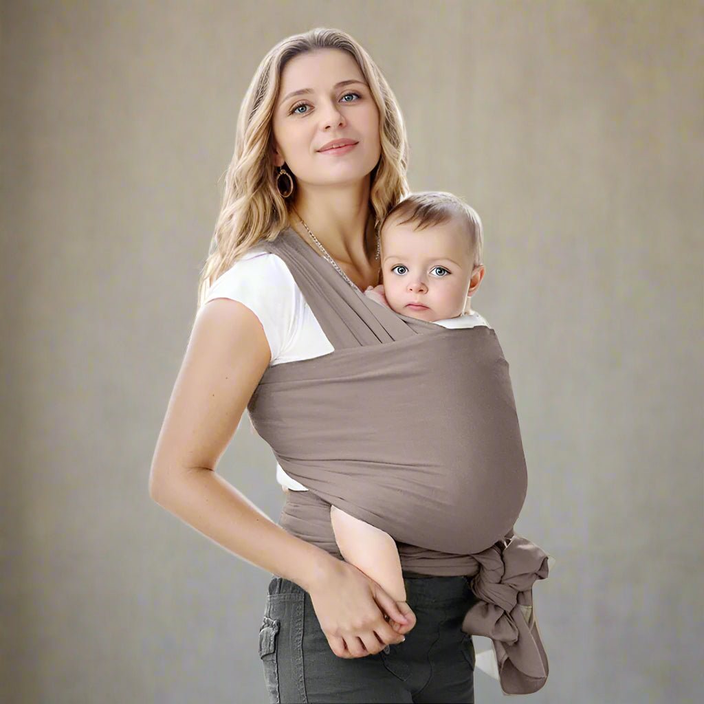 Écharpe De Portage - CuddleWrap™ - Marron - Pour Mon Bébé
