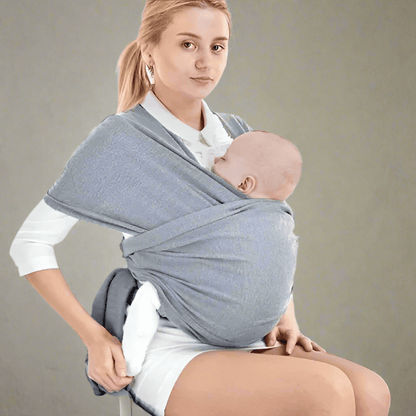 Écharpe De Portage - CuddleWrap™ - Gris Clair - Pour Mon Bébé