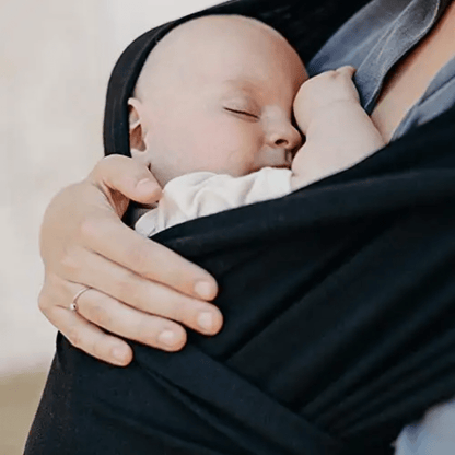 Écharpe De Portage - CuddleWrap™ - Noir - Pour Mon Bébé