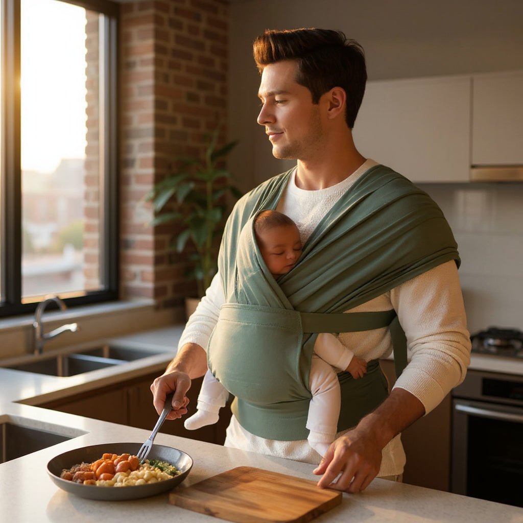 Écharpe De Portage - SnugCarry™ - Vert - Pour Mon Bébé