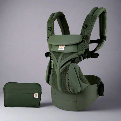 Porte Bébé - BreathBabyBag™ - Vert Olive - Pour Mon Bébé