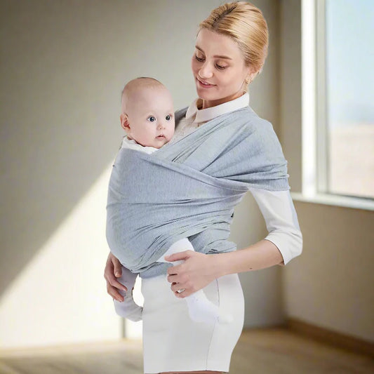 Écharpe De Portage - CuddleWrap™ - Gris Clair - Pour Mon Bébé