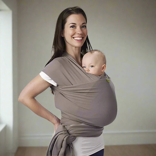 Écharpe De Portage - CuddleWrap™ - Marron - Pour Mon Bébé