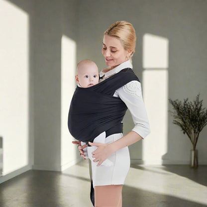 Écharpe De Portage - CuddleWrap™ - Noir - Pour Mon Bébé