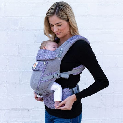 Porte Bébé - BreathBabyBag™ - Mauve Lavande - Pour Mon Bébé