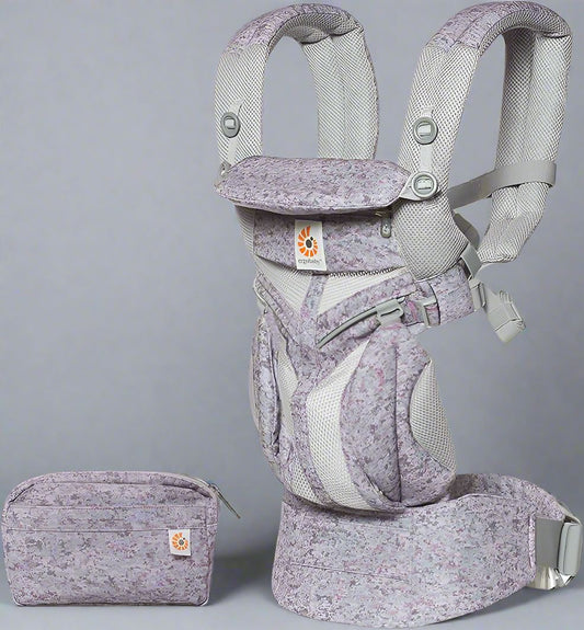 Porte Bébé - BreathBabyBag™ - Mauve Lavande - Pour Mon Bébé