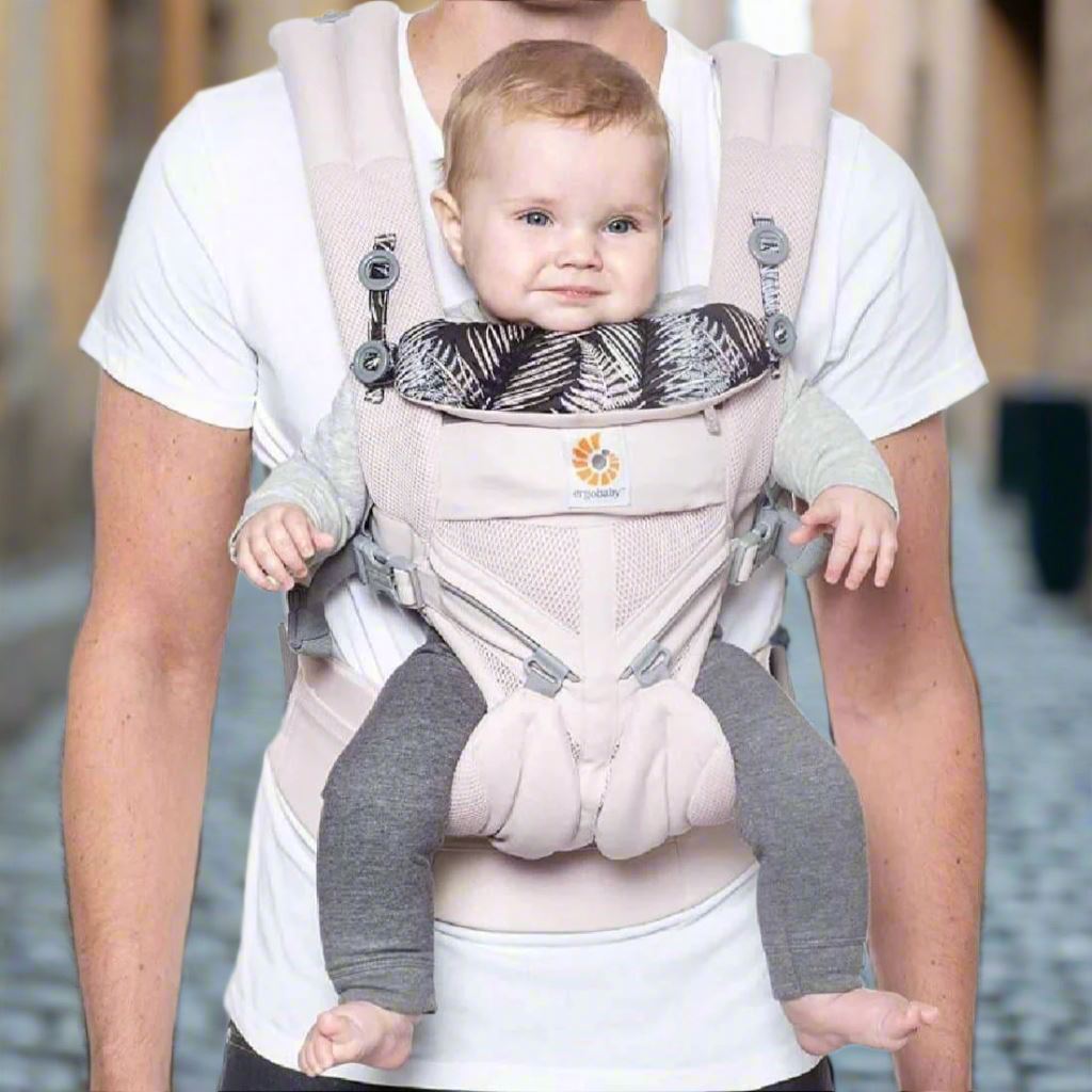 Porte Bébé - BreathBabyBag™ - Rose Maille - Pour Mon Bébé