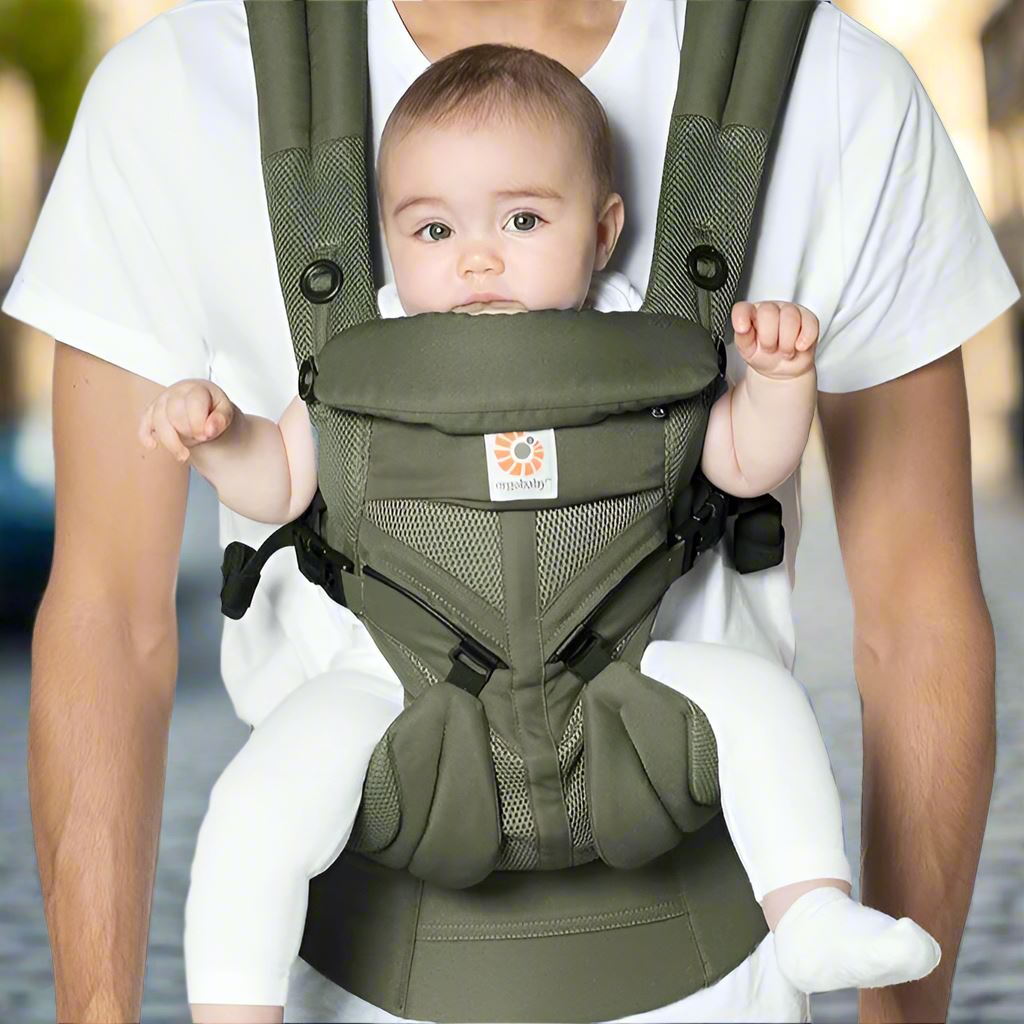 Porte Bébé - BreathBabyBag™ - Vert Olive - Pour Mon Bébé