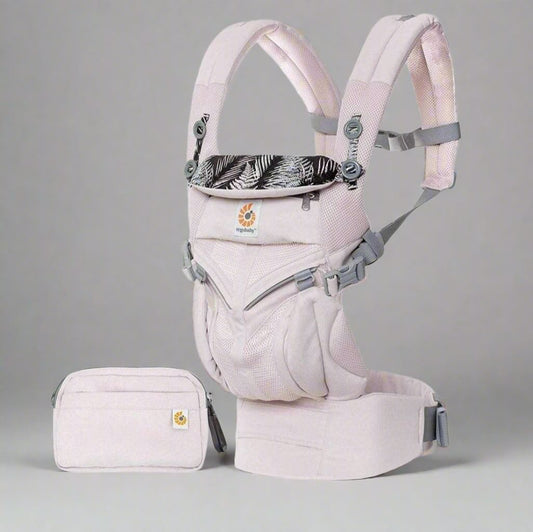 Porte Bébé - BreathBabyBag™ - Rose Maille - Pour Mon Bébé