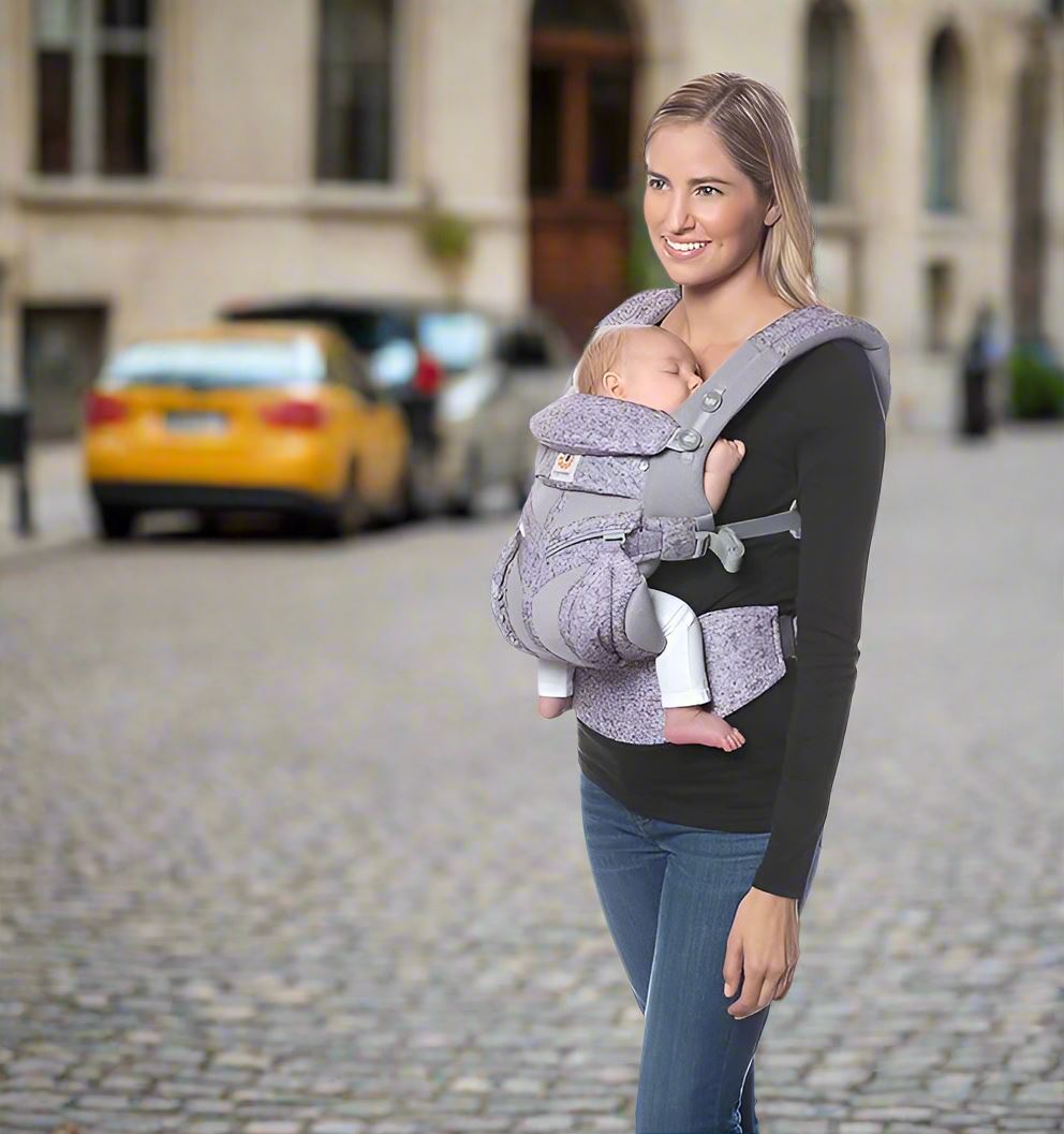 Porte Bébé - BreathBabyBag™ - Mauve Lavande - Pour Mon Bébé