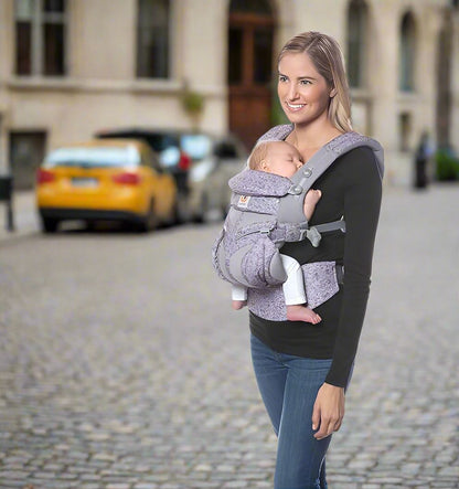 Porte Bébé - BreathBabyBag™ - Mauve Lavande - Pour Mon Bébé
