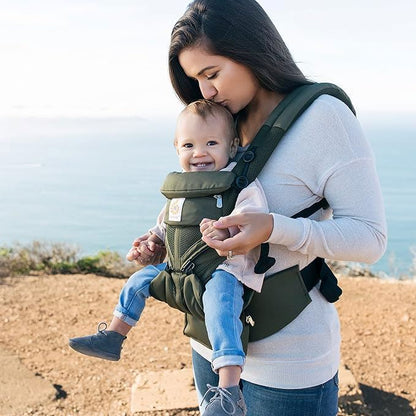 Porte Bébé - BreathBabyBag™ - Vert Olive - Pour Mon Bébé