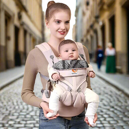 Porte Bébé - BreathBabyBag™ - Rose Maille - Pour Mon Bébé